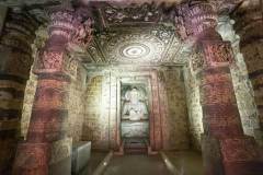 Ajanta Cave 2, shrine with antechamber